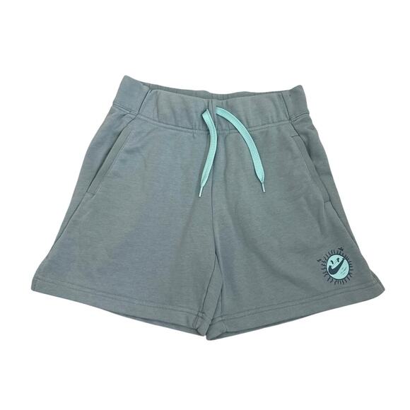 Nike Shorts Blue French Terry Sun Club Size Youth Girl's Large (14/16) - Picture 1 of 6